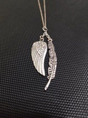 On a Wing & a Prayer Choker-Chain-Necklace: An Ellen Original (#RLC)